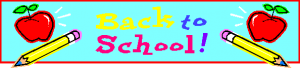 Back to school banner